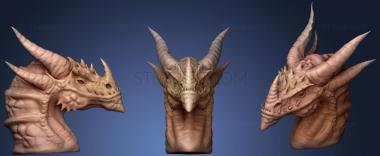 3D model Dragon Head (STL)